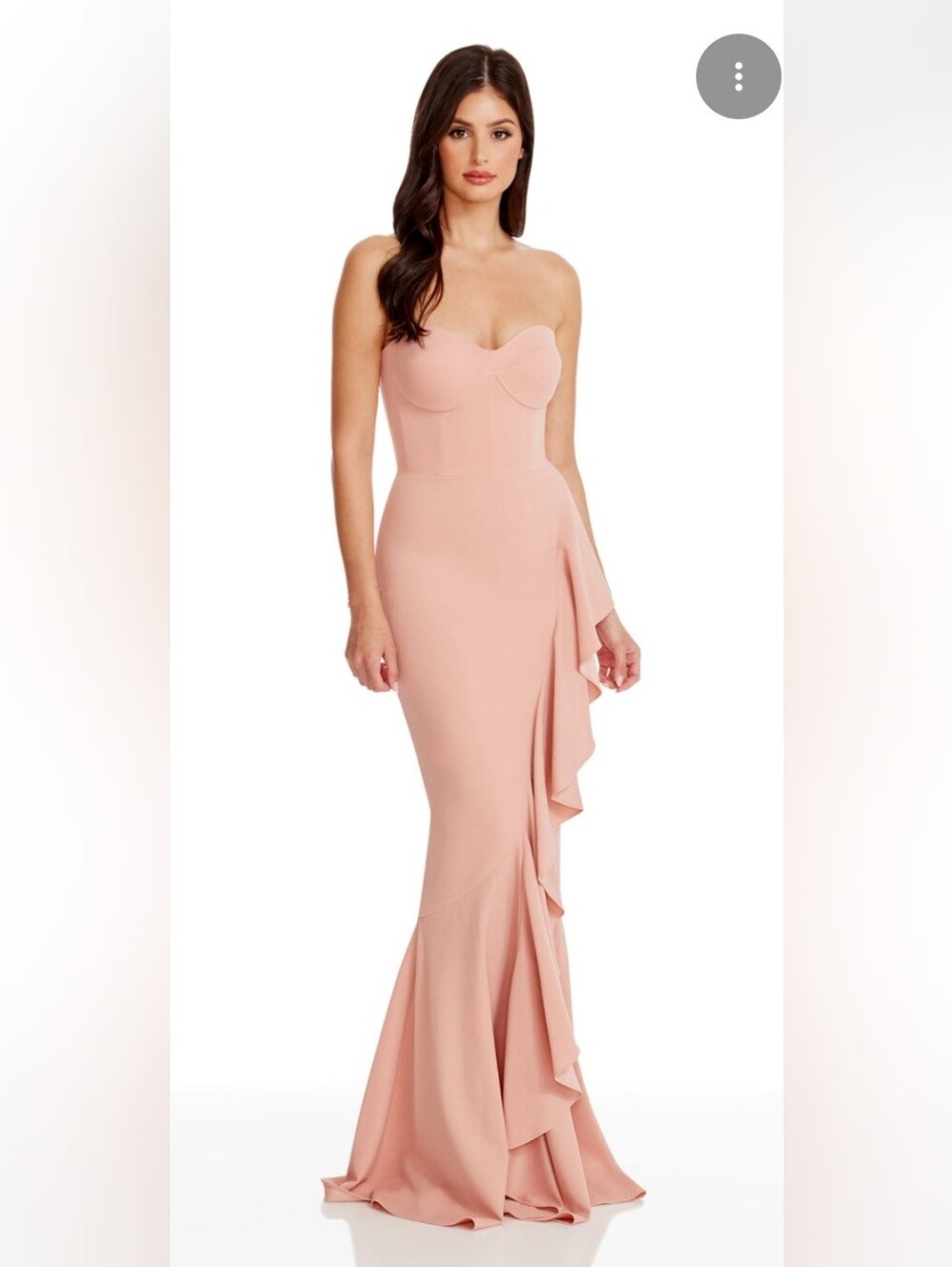 Dress The Population Paris Gown, Blush Pink